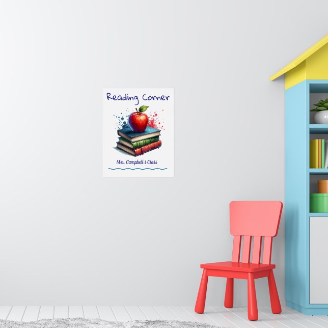  Cute Reading School CLASSROOM Poster Personalise (Nursery 1)