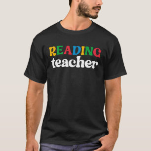 Cute Reading Teacher Book  Librarian Literature T-Shirt