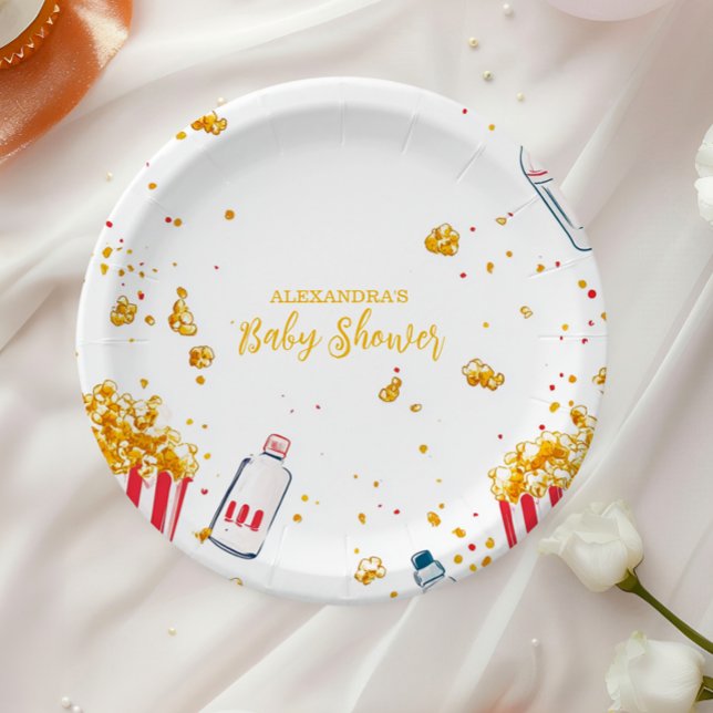 Cute  Ready to Pop Baby Shower Paper Plate (Creator Uploaded)