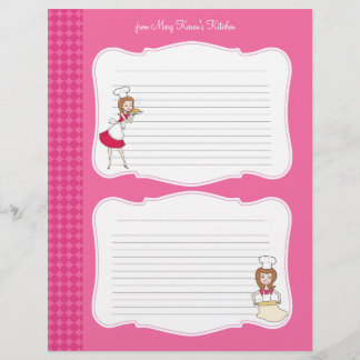 Cute Recipe Pages for Binders