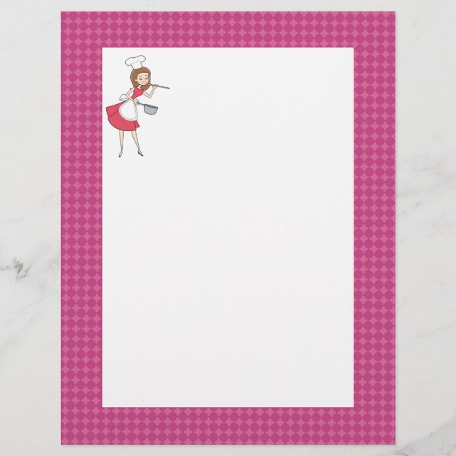 Cute Recipe Pages Great for Recipe Binders (Front)