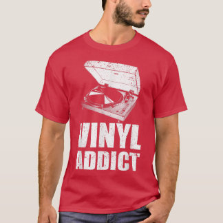 Cute Record Art For Men Women Spindle Music Vinyl  T-Shirt