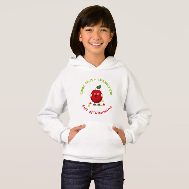 Cute red apple (Front Full)
