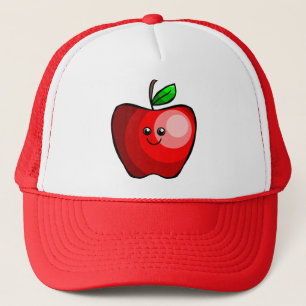 Cute Red Apple Trucker Hat