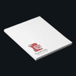 Cute Red Bakery Cake Mixer Notepad<br><div class="desc">A feminine red cake mixer with flowers decorates this bakery notepad. Personalise it with your name and business information. Designed for you by Blackberry Boulevard.</div>