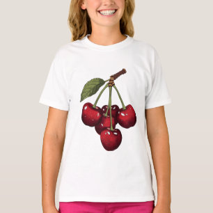 Cute Red Cherries mum goft Glossy Sweet Cher T-Shirt
