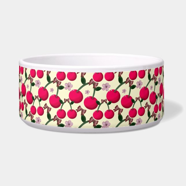 Cute red cherry pattern  (Front)
