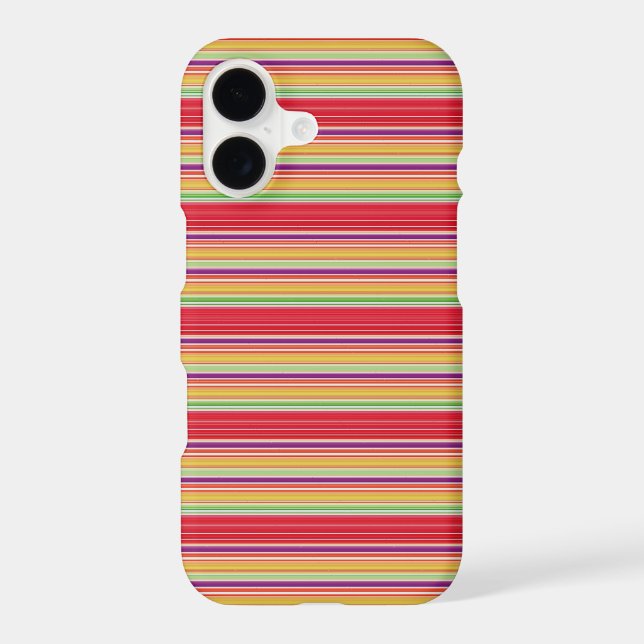 Cute red colourful stripes (Back)