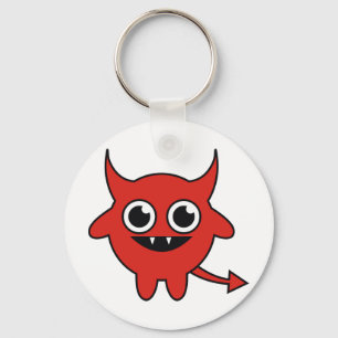 Cute Red Devil Key Ring