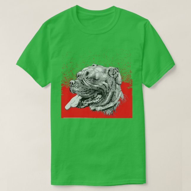 cute red dog T-Shirt (Design Front)