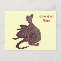 cute red dragon mythical and fantasy creature art