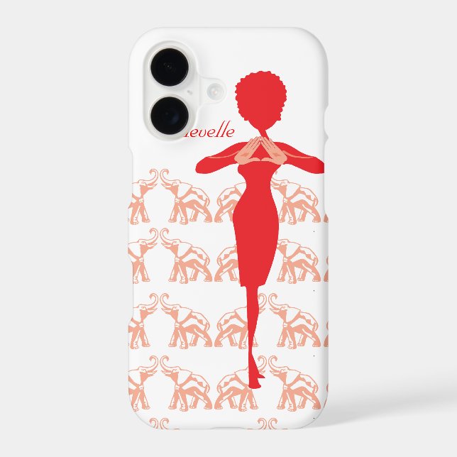 Cute red elephant (Back)