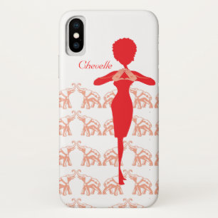 Cute red elephant Case-Mate iPhone case