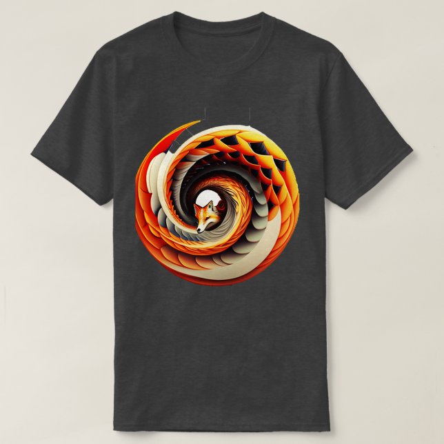 Cute Red fox 2023 v41 T-Shirt (Design Front)