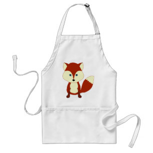 Cute Red Fox Standard Apron