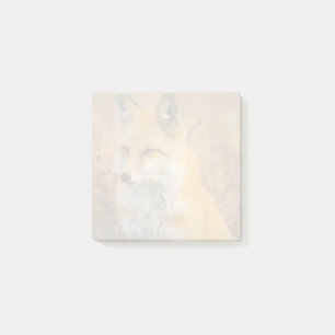 Cute Red Fox Wilderness Nature Photography Faded Post-it Notes