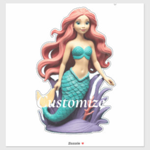 Cute Red-headed Mermaid Thunder_Cove