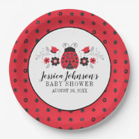 Cute Red Ladybug Baby Shower