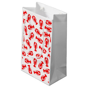 Cute Red Lobster Animal Pattern Small Gift Bag