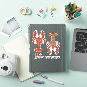 Cute Red Lobsters Custom Ocean Nautical