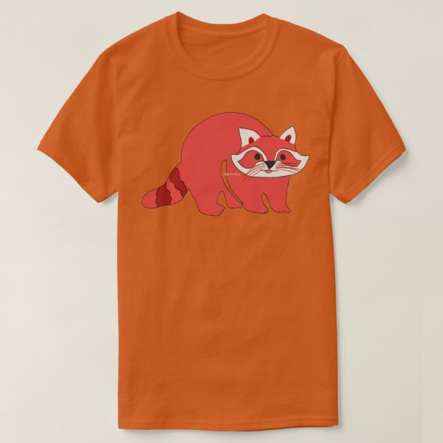 Cute Red Panda 16 T-Shirt (Design Front)