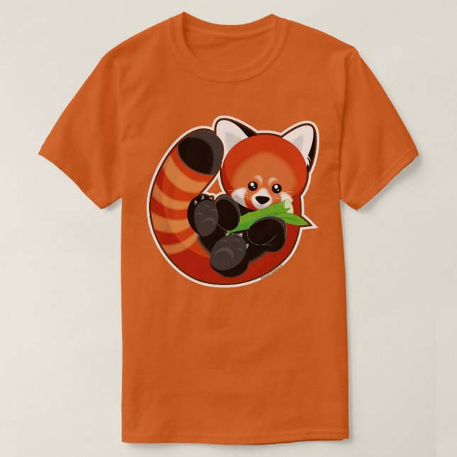 Cute Red Panda 25 T-Shirt (Design Front)