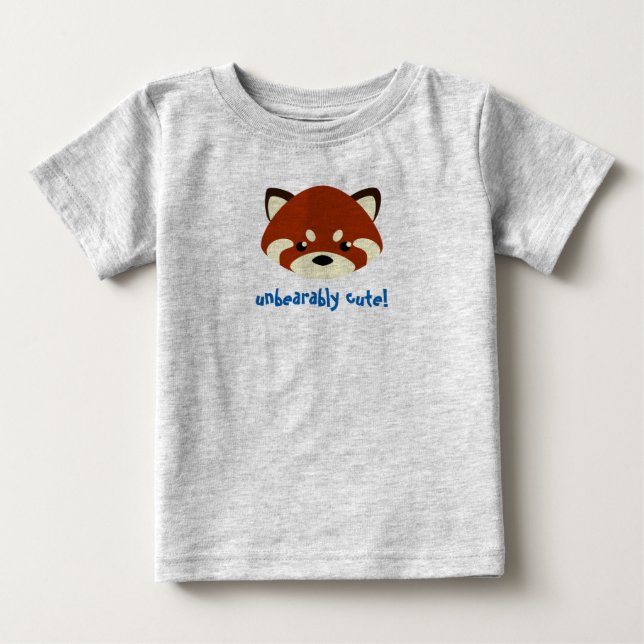 Cute Red Panda Baby T-Shirt (Front)