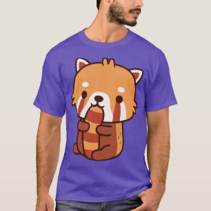 Cute Red Panda Biting On Its Tail T-Shirt
