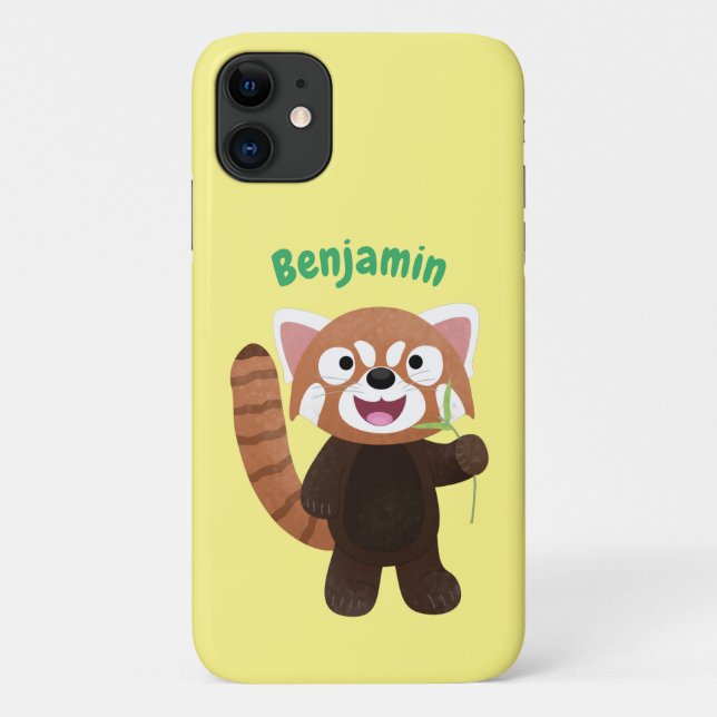 Cute red panda cartoon illustration Case-Mate iPhone case (Back)