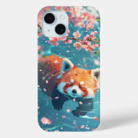 Cute Red Panda Chill in Water