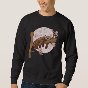 Cute Red Panda Nap Lazy Sleeping Animal Sweatshirt