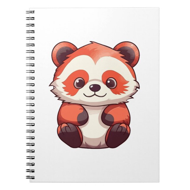 Cute Red Panda  Notebook (Front)