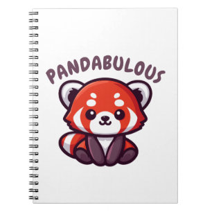 Cute Red Panda Notebook