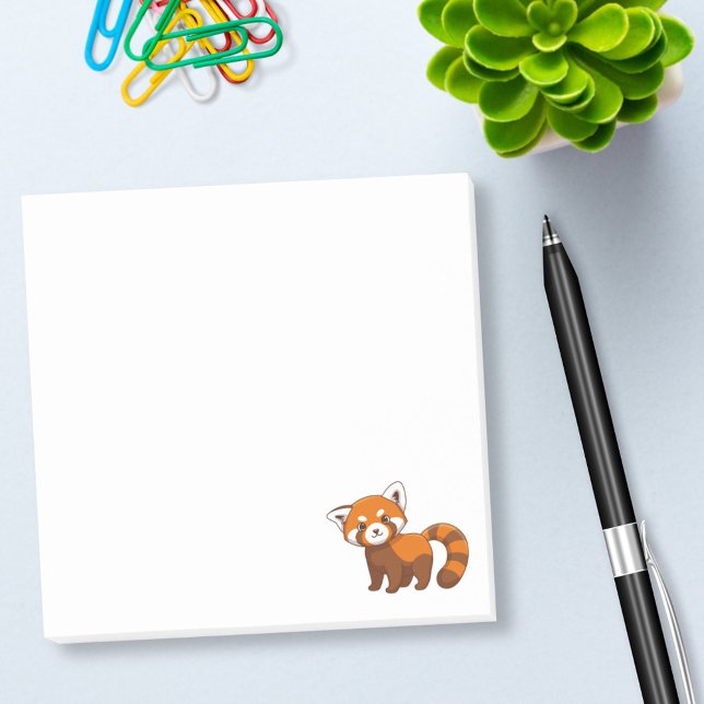 Cute Red Panda Post-it Notes (Creator Uploaded)