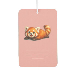 Cute Red Panda Relaxing Kawaii Animal Design Car Air Freshener
