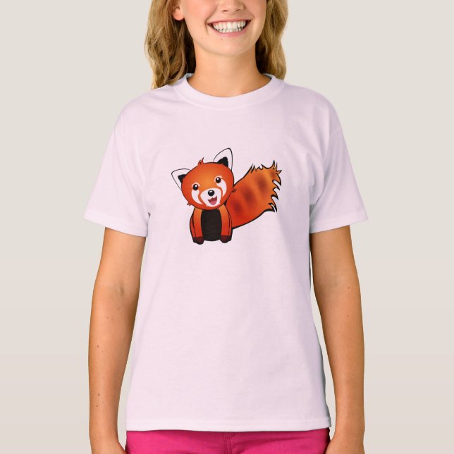 Cute Red Panda T-Shirt (Front)