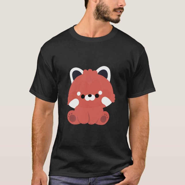 Cute Red Panda T-Shirt (Front)