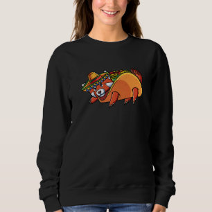 Cute Red Panda Taco Red Panda Sweatshirt