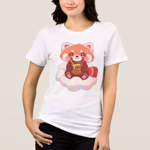 Cute Red Panda Tri-Blend Shirt