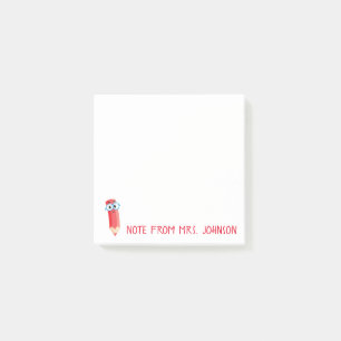 Cute Red Pencil Notes