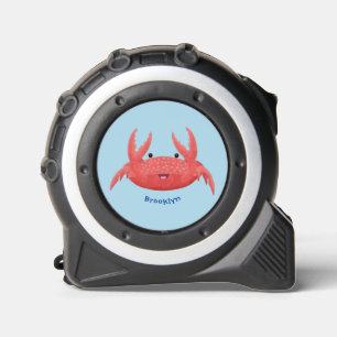 Cute red spotty crab cartoon illustration 1