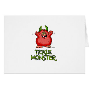 Cute red tickle Monster by send2smiles
