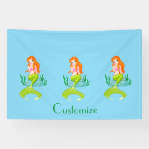 Cute Redheaded Mermaid Thunder_Cove Banner