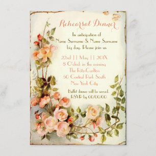 Cute rehearsal dinner invitation