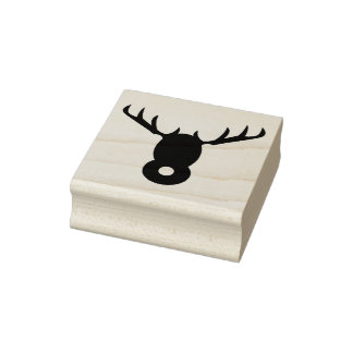 Cute Reindeer Art Stamp
