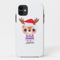 Cute Reindeer Christmas Winter Animal