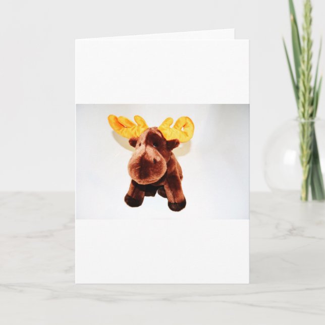 CUTE REINDEER HOLIDAY CARD (Front)