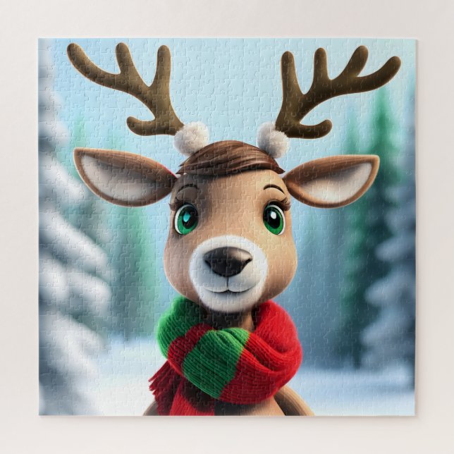Cute Reindeer Jigsaw Puzzle (Vertical)