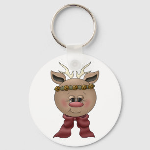 Cute Reindeer Key Ring