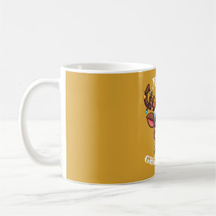 Cute Reindeer Merry Christmas Design Coffee Mug
